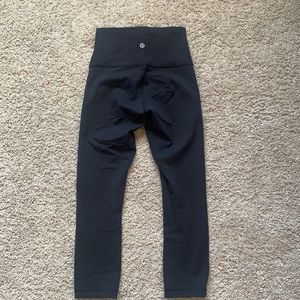 Lululemon Wonder-under high rise crop leggings